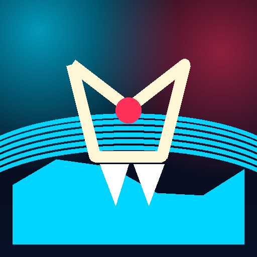 Bikini Horrors guide logo with a crown-like mark over blue water shapes